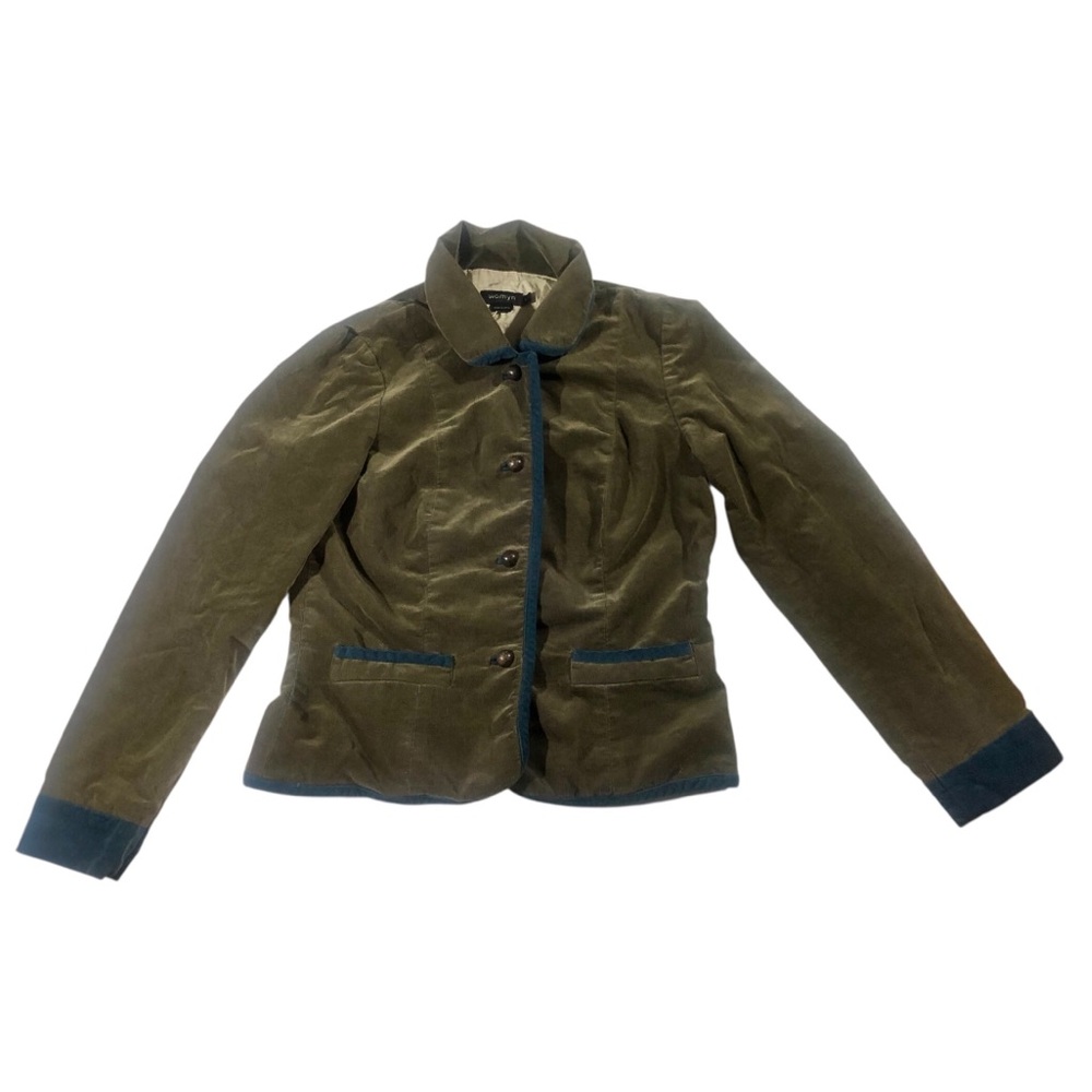 Y2K pinwale fitted corduroy blazer jacket Womyn Size 8